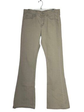 Levi's 519 Low Stretch Low Flare Tan Jeans Size 9 JR L = L